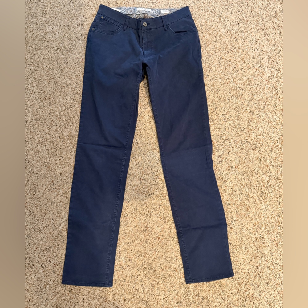 BRAX Men's Chuck - Waist 32 - Navy
